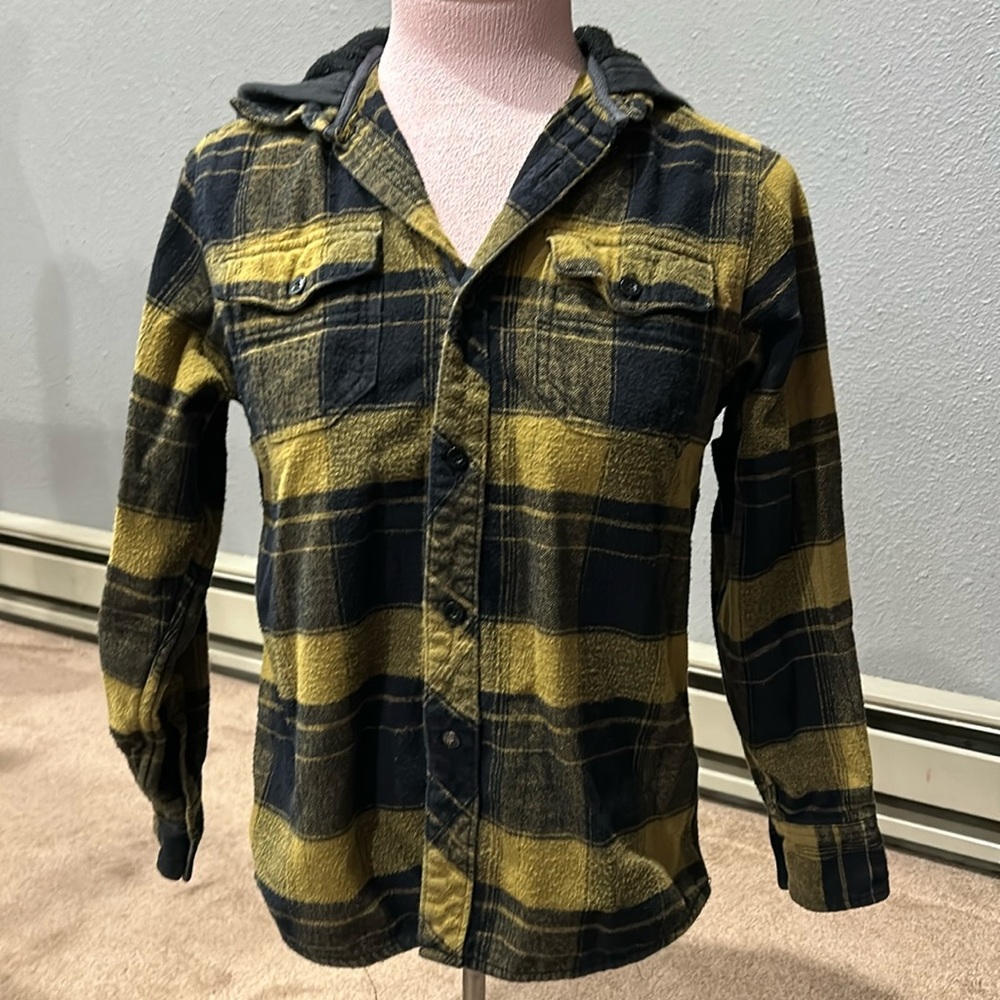 Fox Flannel Size Kids Large